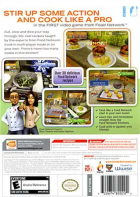 Food Network- Cook or Be Cooked box cover back